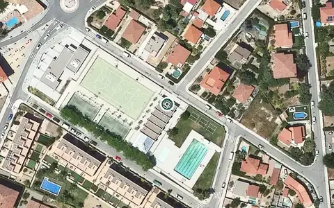 Vista aérea de la ubicación de Centre de dia per a la gent gran Ajuntament de la Secuita