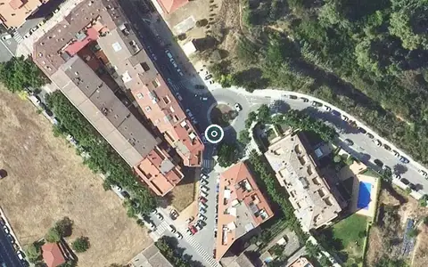 Vista aérea de la ubicación de Residència Municipal Can Comelles