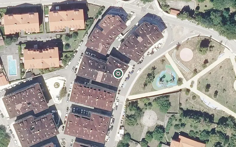 Vista aérea de la ubicación de Mancomunidad de Siete Villas