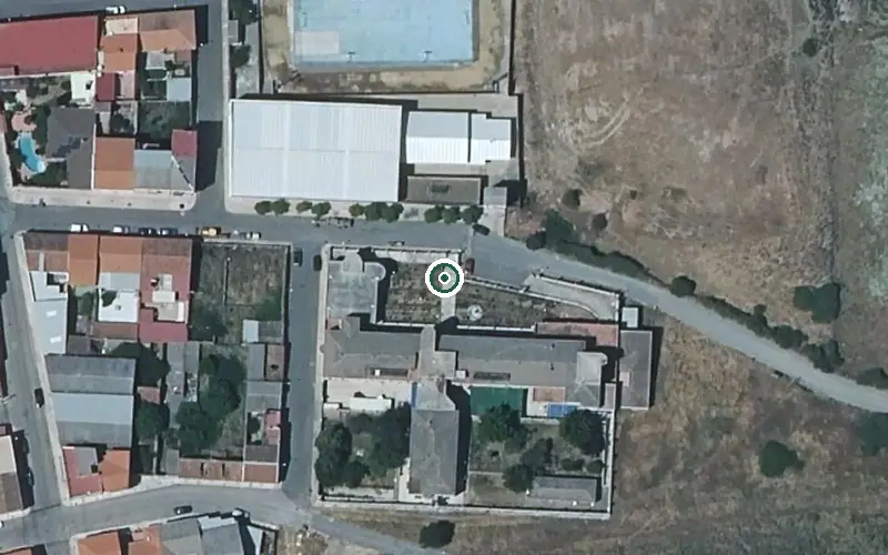 Vista aérea de la ubicación de Residencia de Mayores Nuestra Señora de Fátima