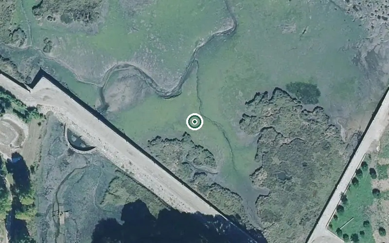 Vista aérea de la ubicación de Centro de Día para Persoas Maiores Coidamos de Ti O Burgo
