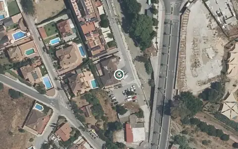 Vista aérea de la ubicación de Centro Residencial para Mayores Alhamar