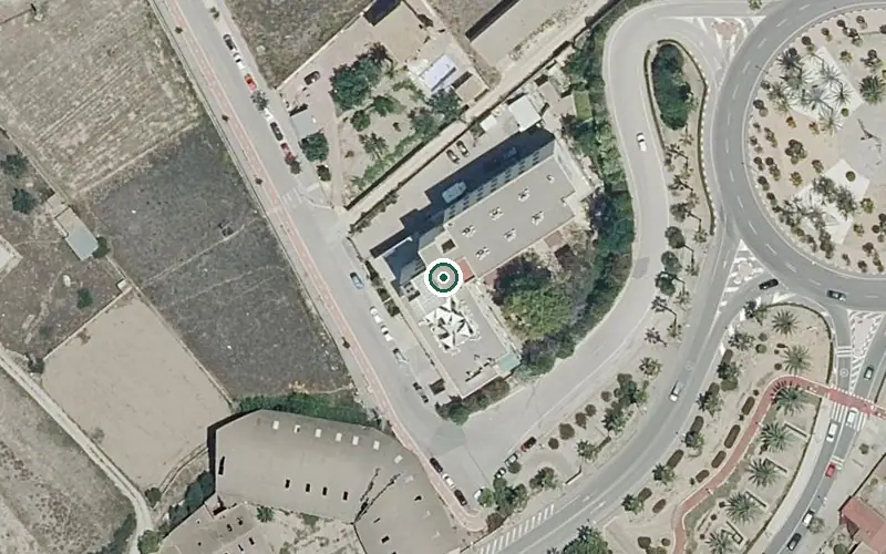 Vista aérea de la ubicación de Residencia P.m.d. Savia Lliria