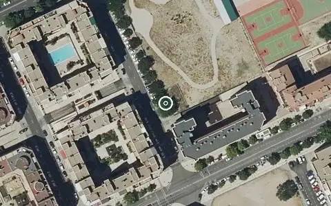Vista aérea de la ubicación de Centro de Día San Blas Bouco