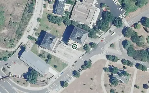 Vista aérea de la ubicación de Vivenda Comunitaria Residencial Lagunas 1