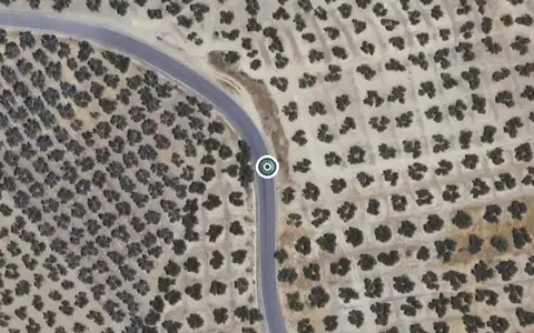 Vista aérea de la ubicación de Centro de Día para Mayores Padre Zegri