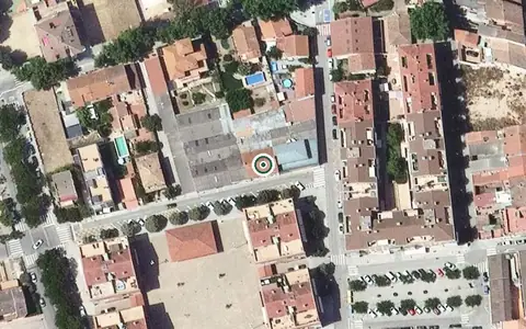 Vista aérea de la ubicación de Centre de dia Els Meus Avis