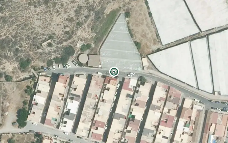 Vista aérea de la ubicación de Centro de Día para Mayores Virgen del Carmen