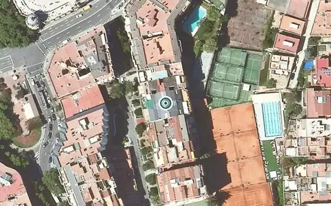 Vista aérea de la ubicación de Unitat Socioeducativa d'Alzheimer