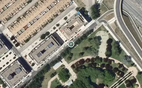 Vista aérea de la ubicación de Unidad de Estancias Diurnas San Antonio