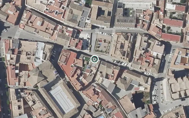 Vista aérea de la ubicación de Centro de Día para Mayores San Miguel
