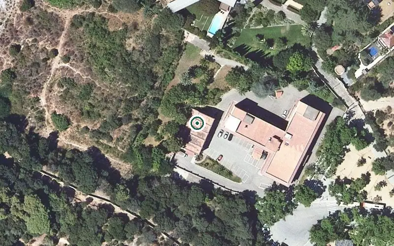 Vista aérea de la ubicación de Institut del Desert de Sarrià