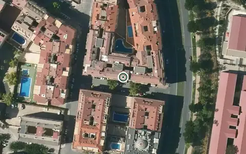 Vista aérea de la ubicación de Centro de Día para Mayores San Lucas