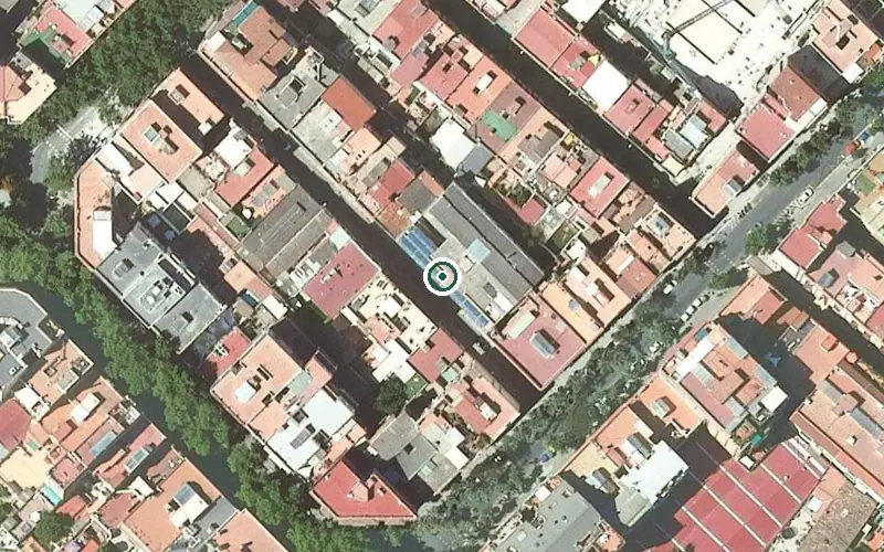 Vista aérea de la ubicación de Residencia Venero