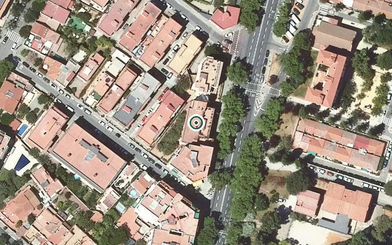 Vista aérea de la ubicación de Residència Barcelona