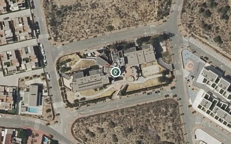 Vista aérea de la ubicación de Residencia Montecantalar