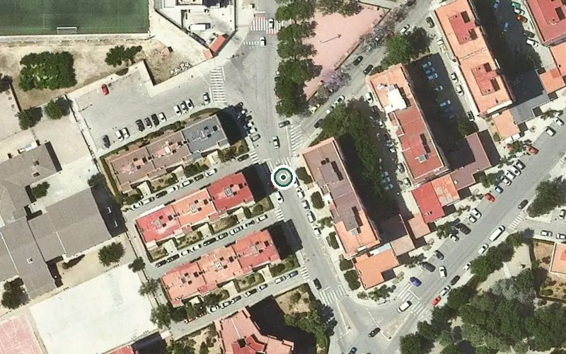 Vista aérea de la ubicación de Residència Santa Tecla Ponent