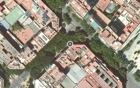 Vista aérea de la ubicación de Centre de dia per a Gent Gran Sant Antoni