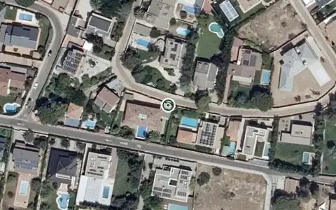 Vista aérea de la ubicación de Residencia de Ancianos Pirineos