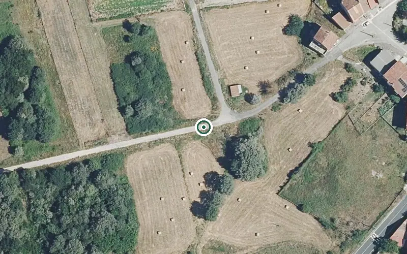 Vista aérea de la ubicación de Residencia de Maiores O Toural