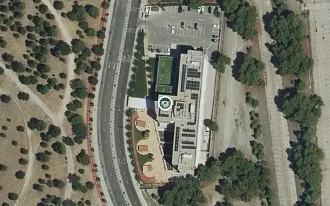 Vista aérea de la ubicación de Residencia Casablanca Villaverde