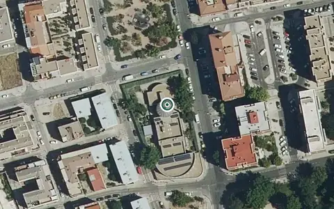 Vista aérea de la ubicación de Centro de Día Municipal Villa de Vallecas