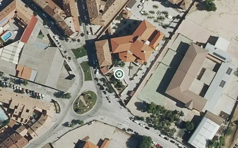 Vista aérea de la ubicación de Residencia Casaverde Navalcarnero