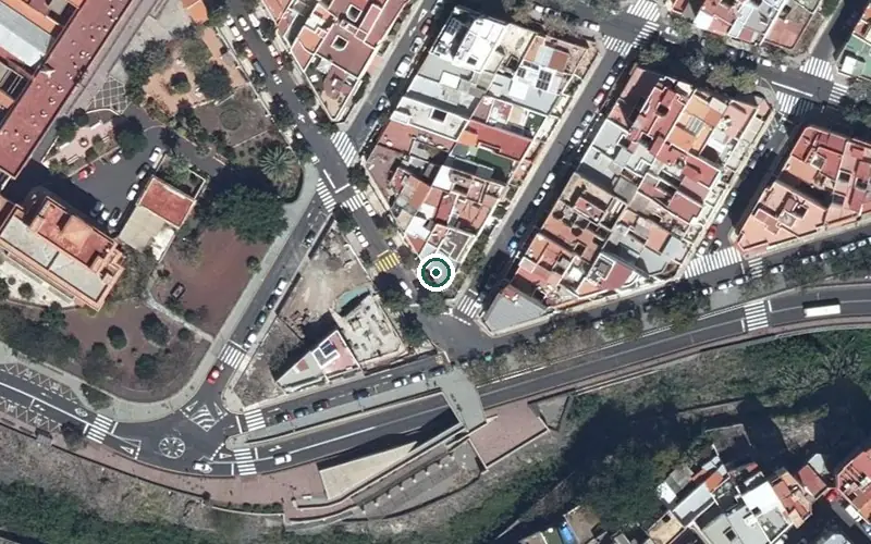 Vista aérea de la ubicación de Hermanitas de los Ancianos Desamparados Santa Cruz de Tenerife