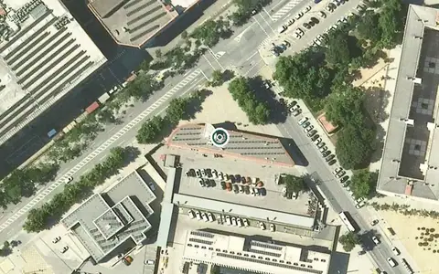 Vista aérea de la ubicación de Centre de dia per a Gent Gran Sant Cosme