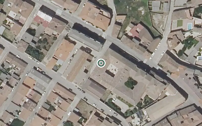Vista aérea de la ubicación de Residencia de Mayores Municipal Nuestra Señora de la Concepción