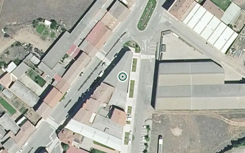 Vista aérea de la ubicación de Centro Residencial Paramo
