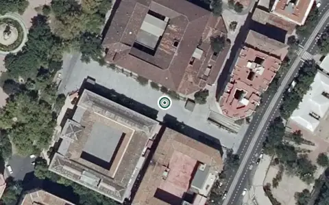 Vista aérea de la ubicación de Centro de Día los Sitios