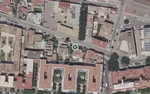 Vista aérea de la ubicación de Centro Residencial para Mayores Ballesol Porvenir