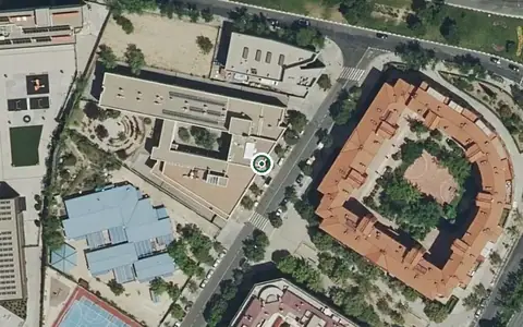 Vista aérea de la ubicación de Residencia Sagrado Corazón