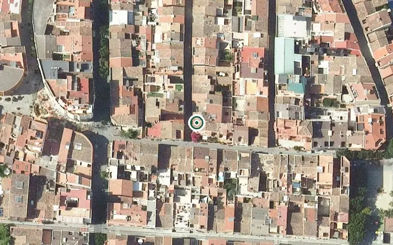 Vista aérea de la ubicación de Residència d'avis Sant Jaume
