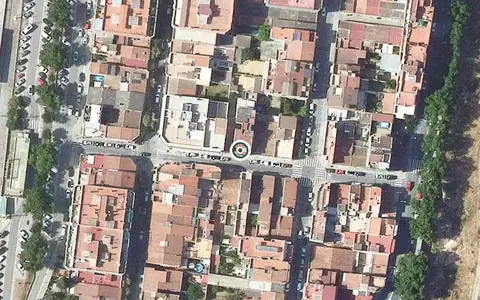 Vista aérea de la ubicación de Centre Gerotològic Vila-nova