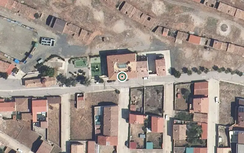 Vista aérea de la ubicación de Residencia de Ancianos de Sarrion