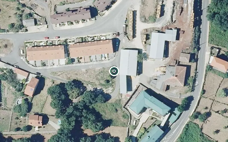 Vista aérea de la ubicación de Residencia la Saleta