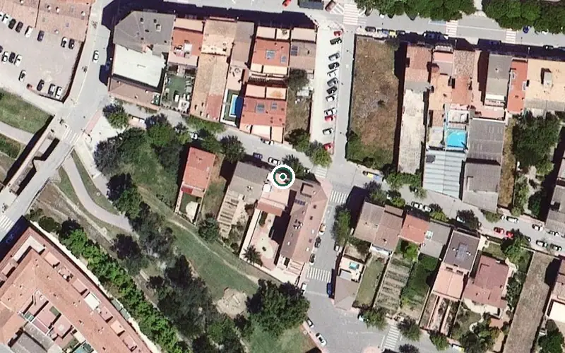 Vista aérea de la ubicación de Centre de dia Ribera del Sió