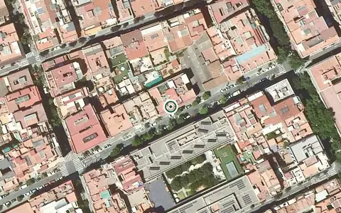 Vista aérea de la ubicación de Sanitas Residencial Les Corts