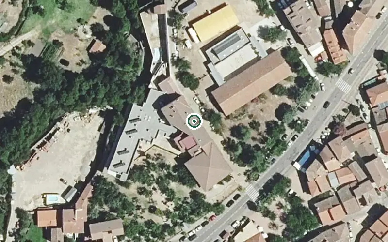 Vista aérea de la ubicación de Residencia Personas Mayores José Manuel Fernández Santiago