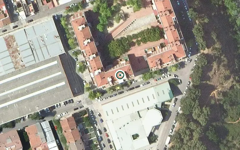 Vista aérea de la ubicación de Centre de dia Sant Oleguer