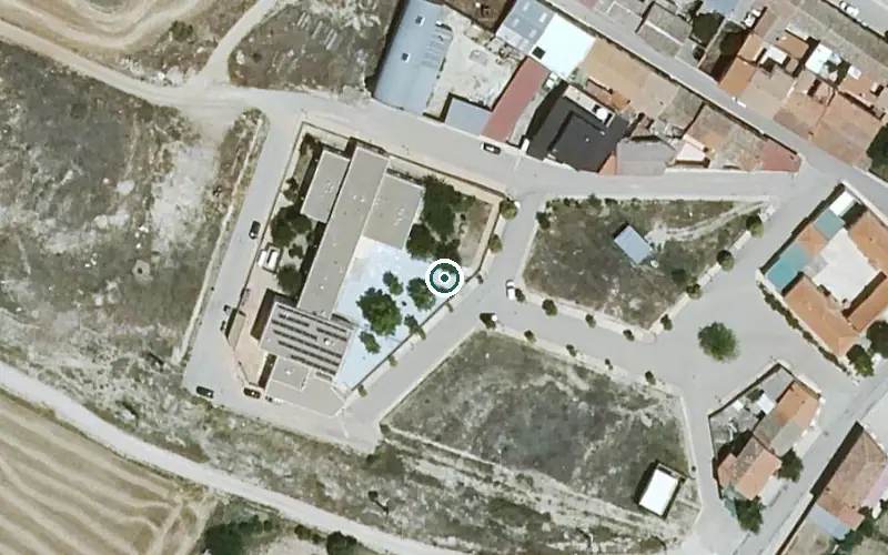 Vista aérea de la ubicación de Residencia de Mayores Municipal el Portachuelo