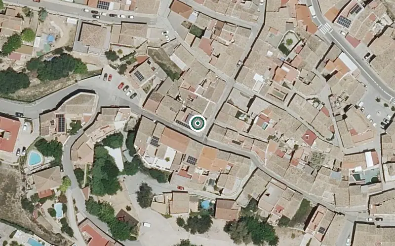 Vista aérea de la ubicación de Residencia P.m.d. Savia Alborache
