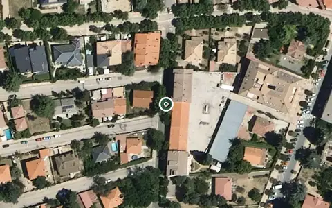 Vista aérea de la ubicación de Residencia de Personas Mayores Ciudad Jardin
