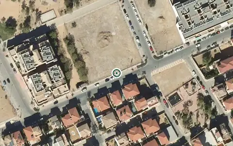 Vista aérea de la ubicación de Centro Residencial de Mayores Santa Ana