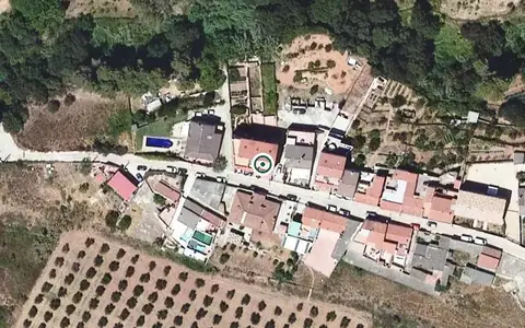 Vista aérea de la ubicación de Llar d'Avis Verge de la Salut La Roca