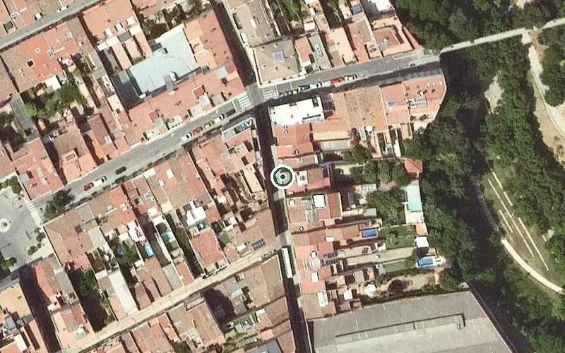 Vista aérea de la ubicación de Residencia geriàtrica Sagrado Corazón