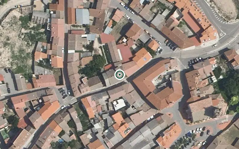 Vista aérea de la ubicación de Residencia de Personas Mayores San Ramón y San Luis
