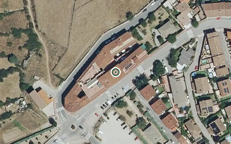 Vista aérea de la ubicación de Residencia Gerontos (Pedrezuela)